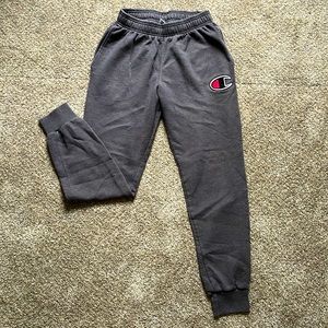 Darker grey champion joggers